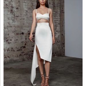 Amazing satin dress just worn for this photo